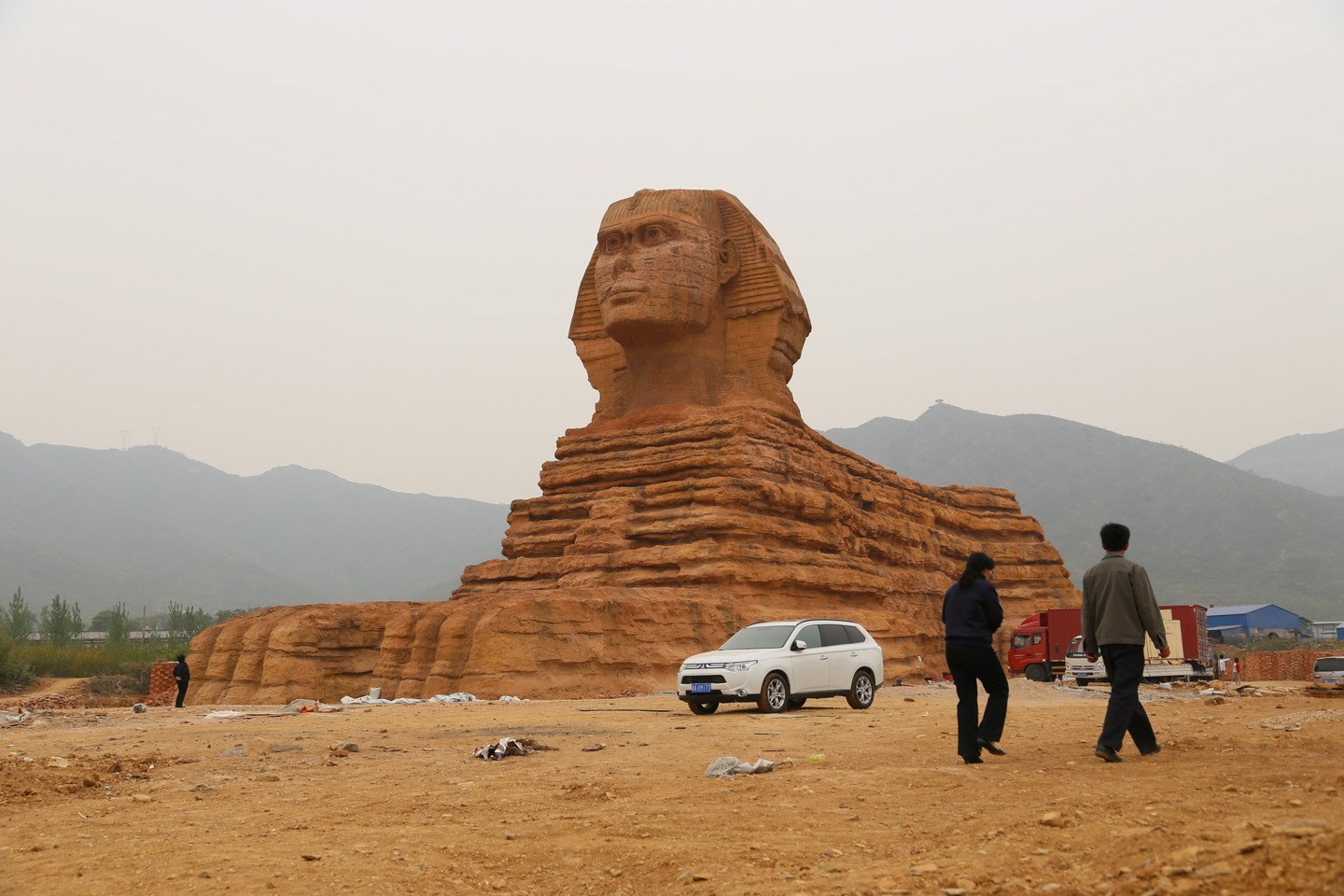 Replika Sfinksa w Chinach zostanie zburzona
