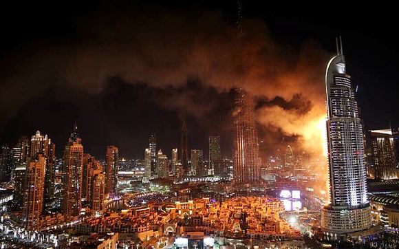 Pożar luksusowego hotelu w Dubaju