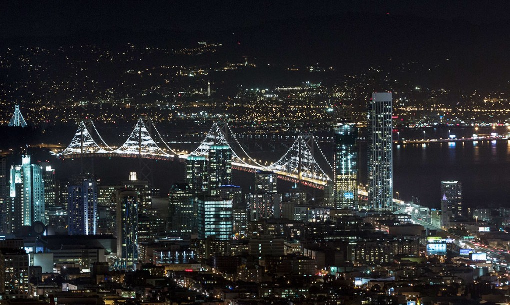 Największa na świecie instalacja świetlna powstanie na moście San Francisco Bay Bridge